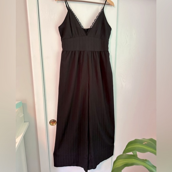 SHEIN Size Large Black Wide-Legged Romper - Picture 4 of 10